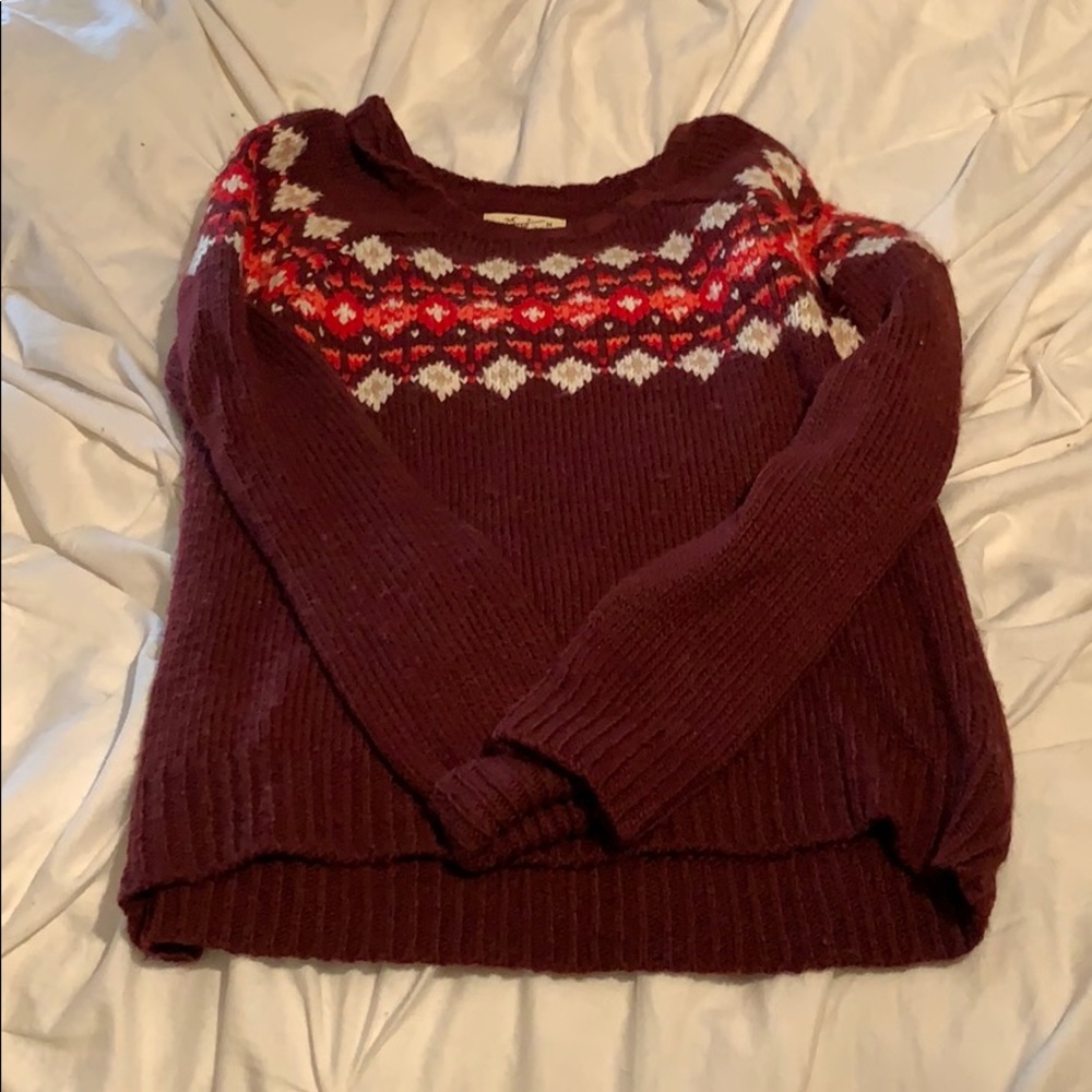 Hollister Knit detail sweater